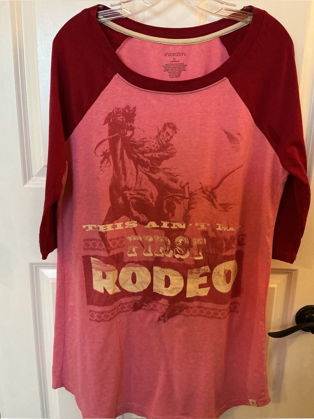 Target Pink & Red 'First Rodeo' Sleep Shirt